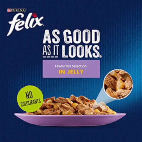 Felix As Good As It Looks Favourites Jelly 88x100g