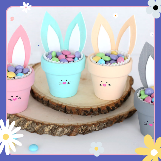 Easter Crafts - Flower Pot Bunny Craft